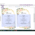 Geometric menu card template,Floral menu card template, (128)